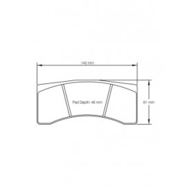 Plaquettes de frein Pagid rodées S1617 RST1,RST3,RST5