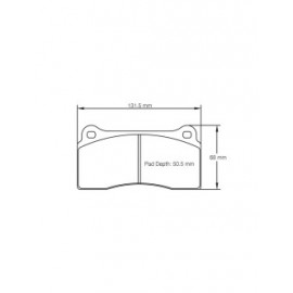 Plaquettes de frein Pagid S1287 RST1,RST3