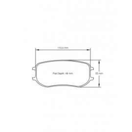 Plaquettes de frein Pagid S4929 RST3,RSTD1