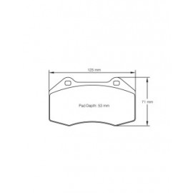 Plaquettes de frein Pagid S8023 RSL1,RSL29