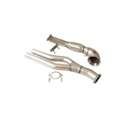 AUDI RS3 8P 2.5 TFSI 340CV 2011-2012 Downpipe décata primaire et secondaire sortie 76mm pour ligne catback MILLTEK