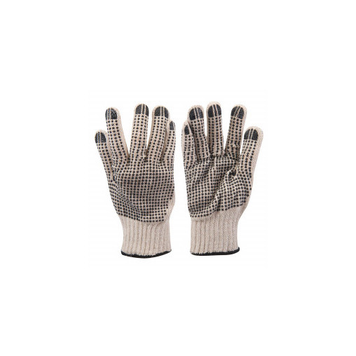 Gants à points PVC sur paume et revers