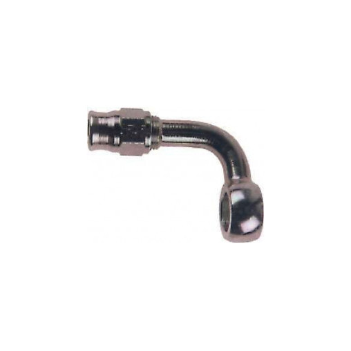 Banjo long Goodridge 90° 3/8 diamètre 10mm aluminium