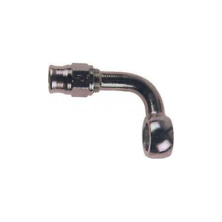 Banjo long Goodridge 90° 3/8 diamètre 10mm aluminium