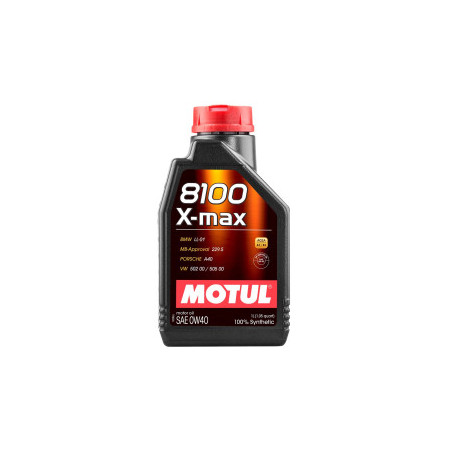 Huile moteur MOTUL 8100 X-MAX 0W40 - bidon de 1L