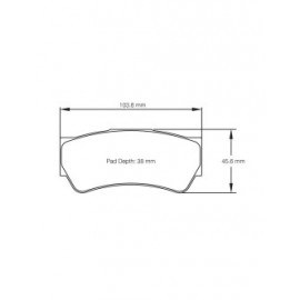 Plaquettes de frein Pagid rodées S8049 RST1,RST2,RST3,RST4