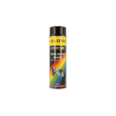 Peinture Noire Brillante MOTIP 4000 Series 500ml