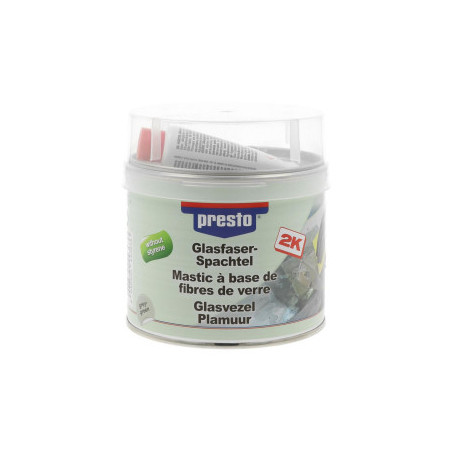 Mastic à base de fibre de verre 2K sans styrène PRESTO 1kg