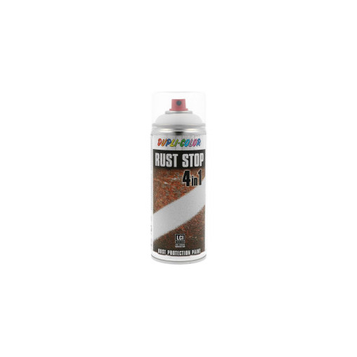 Peinture Antirouille RAL 9010 Satiné 4 en 1 DUPLI Rust Stop 400ml