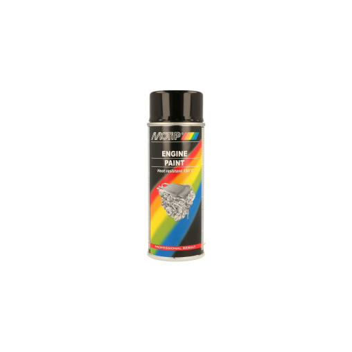 Peinture moteur Noir Brillant MOTIP 4000 Series 400ml