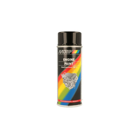 Peinture moteur Noir Brillant MOTIP 4000 Series 400ml