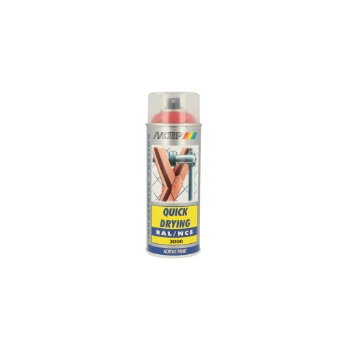 Peinture aérosol RAL 3000 MOTIP RAL 400ml