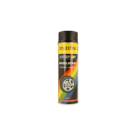 Peinture Noir Mat pour jantes MOTIP 4000 Series 500ml