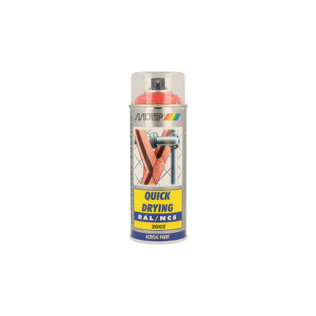 Peinture aérosol RAL 2002 MOTIP RAL 400ml