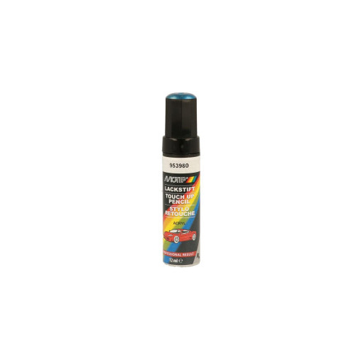 Pinceau de retouche 953980 Bleu métallisé MOTIP Touch Up 12ml