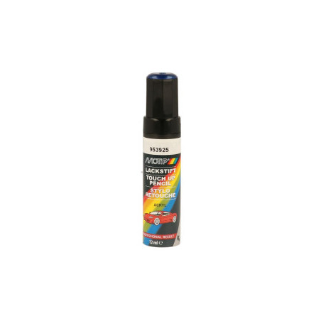 Pinceau de retouche 953925 Bleu métallisé MOTIP Touch Up 12ml