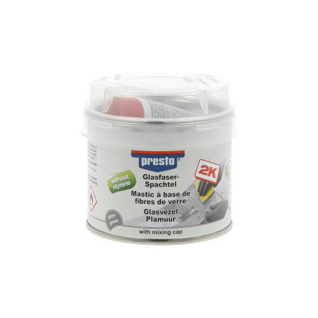 Mastic à base de fibre de verre 2K sans styrène PRESTO 250g