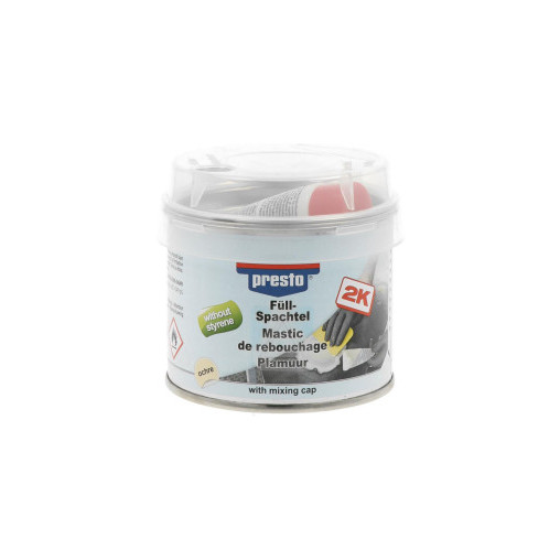 Mastic de remplissage 2K sans styrène PRESTO 250g