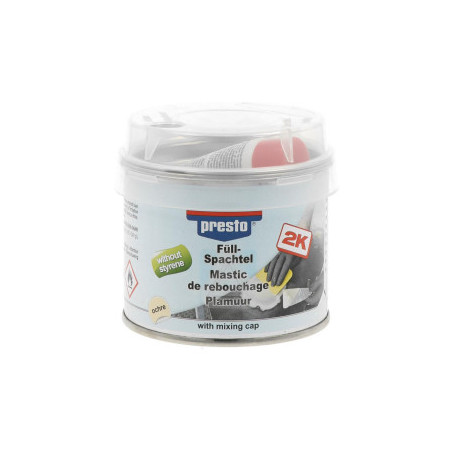 Mastic de remplissage 2K sans styrène PRESTO 250g