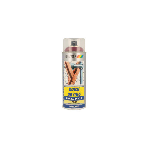 Peinture aérosol RAL 3005 MOTIP RAL 400ml