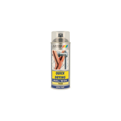 Peinture aérosol RAL 7022 MOTIP RAL 400ml