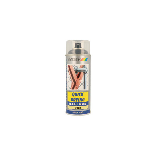 Peinture aérosol RAL 7024 MOTIP RAL 400ml