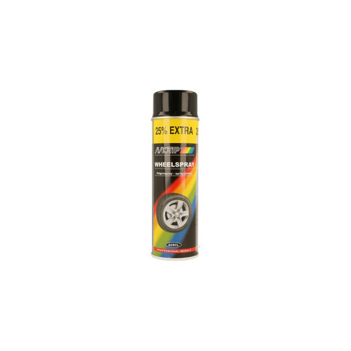 Peinture pour jantes Noir Brillant MOTIP 4000 Series 500ml