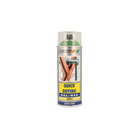 Peinture aérosol RAL 6001 MOTIP RAL 400ml