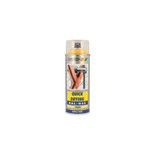 Peinture aérosol RAL 1023 MOTIP RAL 400ml