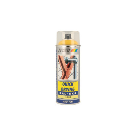 Peinture aérosol RAL 1023 MOTIP RAL 400ml