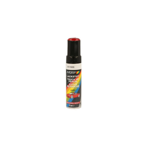 Pinceau de retouche 951666 Rouge métallisé MOTIP Touch Up 12ml