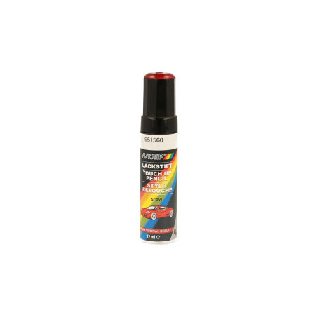 Pinceau de retouche 951560 Rouge métallisé MOTIP Touch Up 12ml