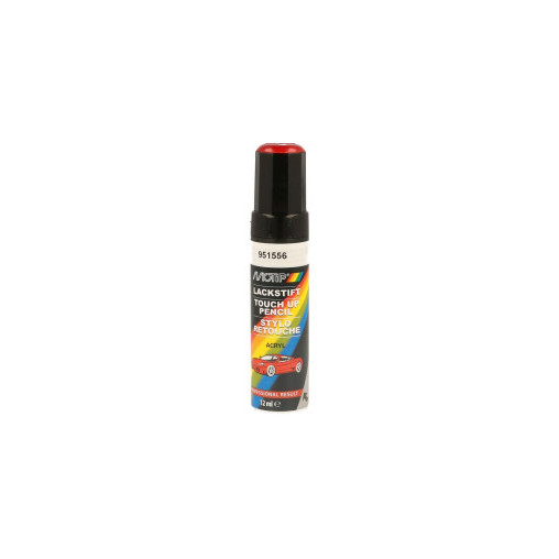 Pinceau de retouche 951556 Rouge métallisé MOTIP Touch Up 12ml