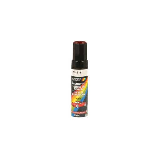 Pinceau de retouche 951515 Rouge métallisé MOTIP Touch Up 12ml