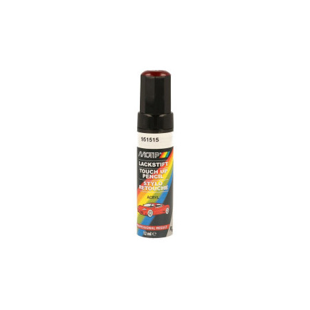 Pinceau de retouche 951515 Rouge métallisé MOTIP Touch Up 12ml