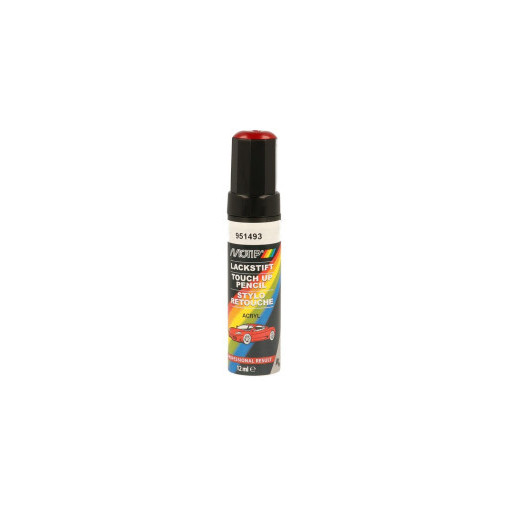 Pinceau de retouche 951493 Rouge métallisé MOTIP Touch Up 12ml