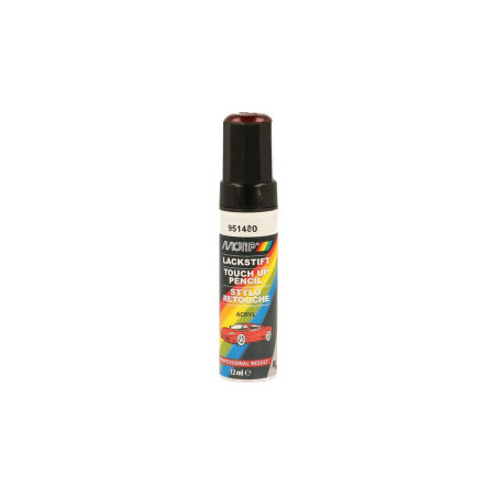 Pinceau de retouche 951480 Rouge métallisé MOTIP Touch Up 12ml