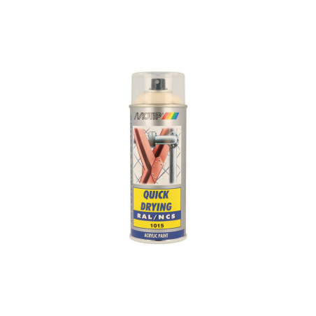 Peinture aérosol RAL 1015 MOTIP RAL 400ml