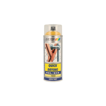 Peinture aérosol RAL 1032 MOTIP RAL 400ml