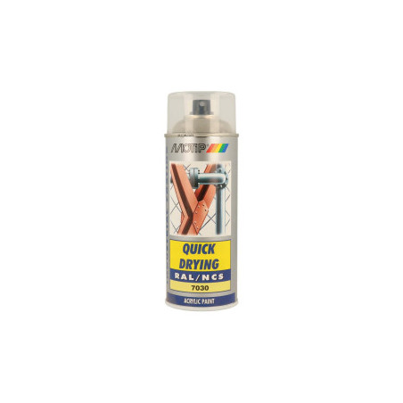 Peinture aérosol RAL 7030 MOTIP RAL 400ml