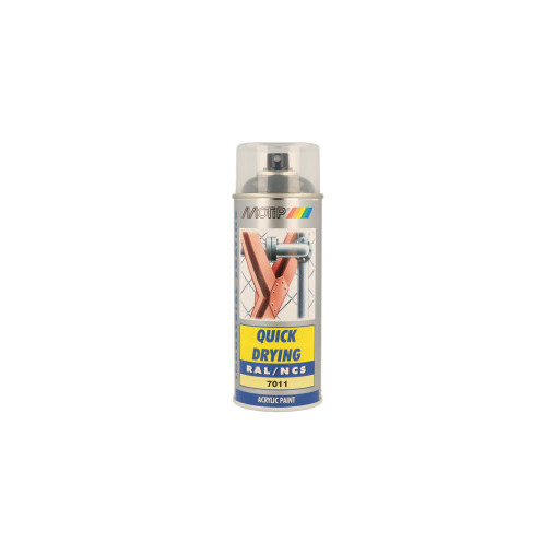 Peinture aérosol RAL 7011 MOTIP RAL 400ml