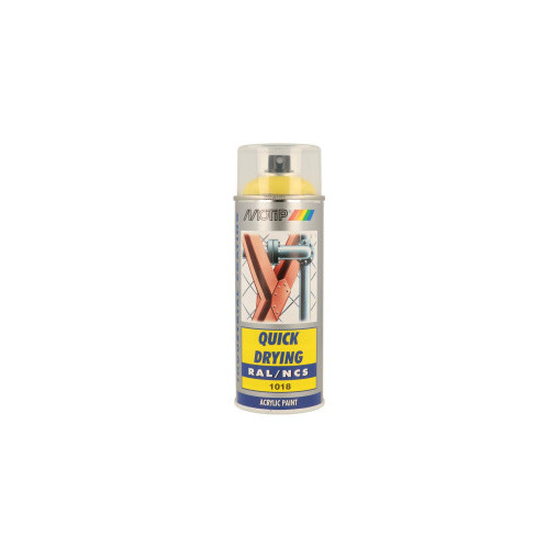 Peinture aérosol RAL 1018 MOTIP RAL 400ml