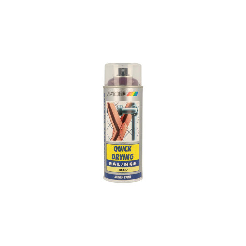 Peinture aérosol RAL 4007 MOTIP RAL 400ml