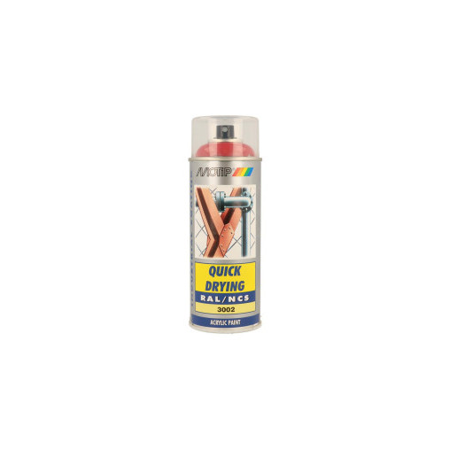 Peinture aérosol RAL 3002 MOTIP RAL 400ml