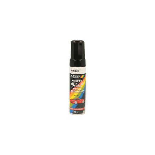 Pinceau de retouche 946860 Noir Brillant MOTIP Touch Up 12ml