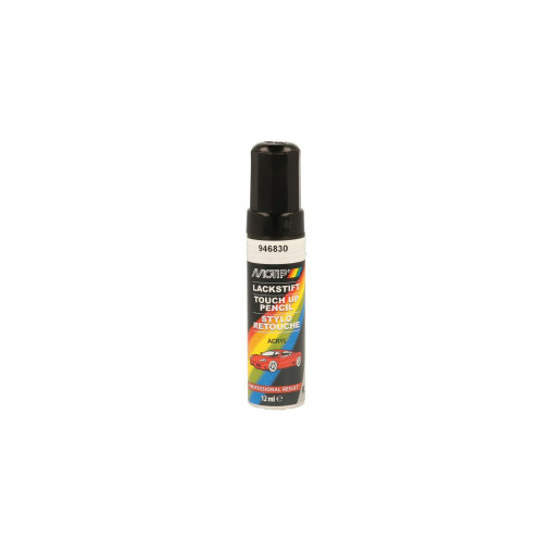 Pinceau de retouche 946830 Noir Brillant MOTIP Touch Up 12ml