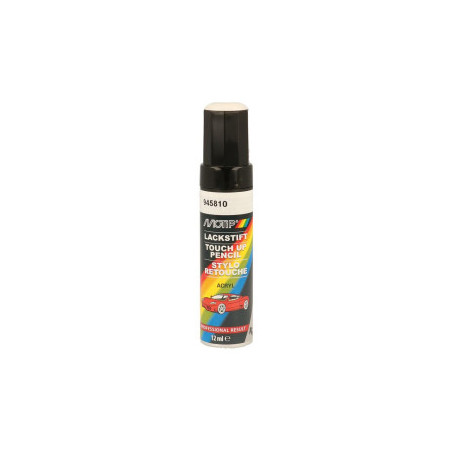 Pinceau de retouche 945810 Blanc Brillant MOTIP Touch Up 12ml