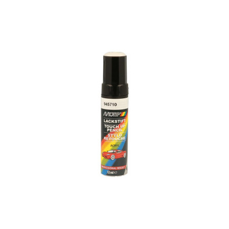 Pinceau de retouche 945710 Blanc Brillant MOTIP Touch Up 12ml