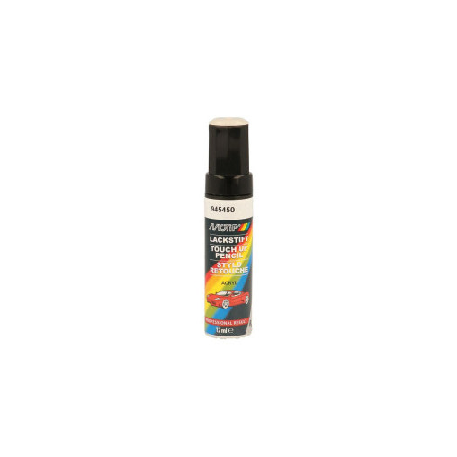 Pinceau de retouche 945450 Blanc Brillant MOTIP Touch Up 12ml