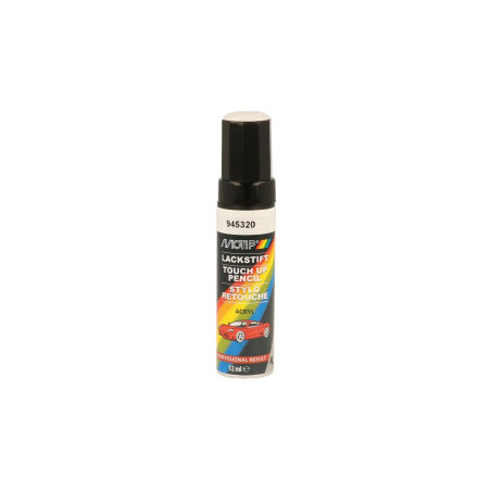 Pinceau de retouche 945320 Blanc Brillant MOTIP Touch Up 12ml